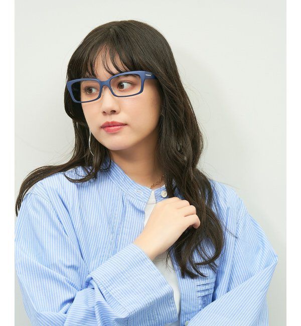  「ウェリントン型メガネ｜ビジネス｜Zoff｜SMART REGULAR CALRO レンズ交換券付」|メガネ|