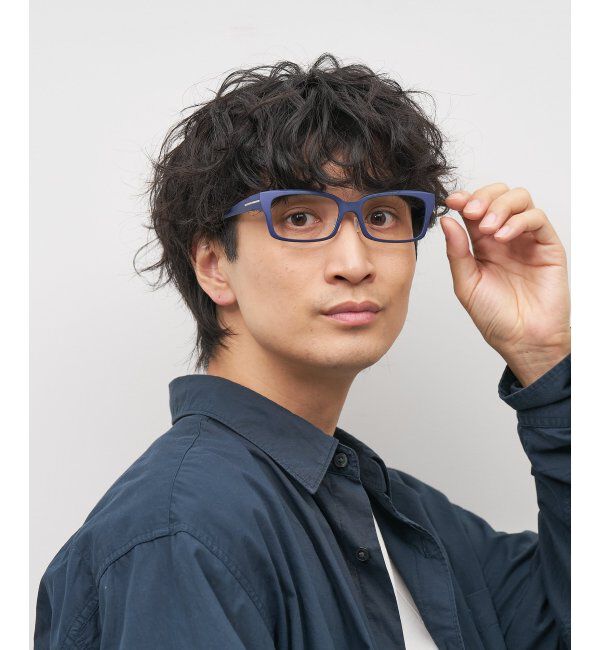  「ウェリントン型メガネ｜ビジネス｜Zoff｜SMART REGULAR CALRO レンズ交換券付」|メガネ|