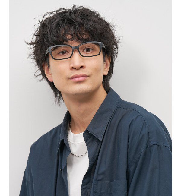  「スクエア型メガネ｜ビジネス｜Zoff｜SMART REGULAR CALRO レンズ交換券付」|メガネ|