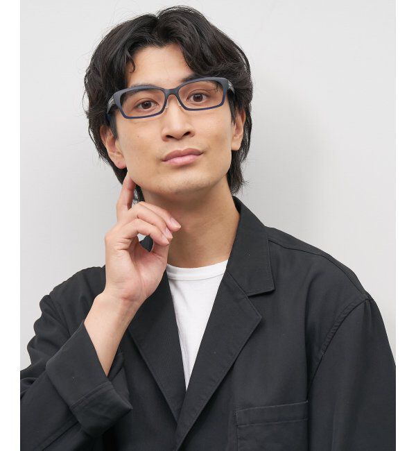  「スクエア型メガネ｜ビジネス｜Zoff｜SMART REGULAR CALRO レンズ交換券付」|メガネ|