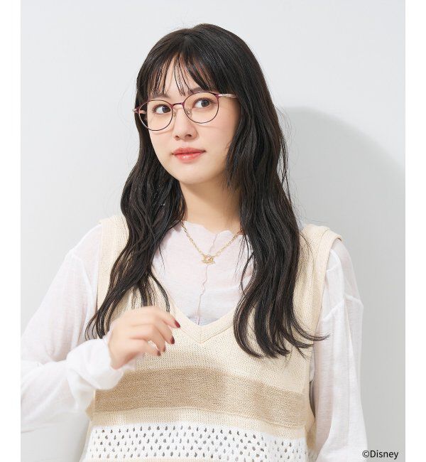  「メガネ Disney PRINCESS ラプンツェル (カジュアルライン)  ディズニープリンセス  レンズ交換券付」|メガネ|