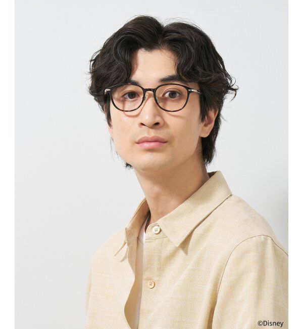  「ウェリントン メガネ Disney PRINCESS ベル  (カジュアルライン)  ディズニープリンセス  レンズ交換券付」|メガネ|