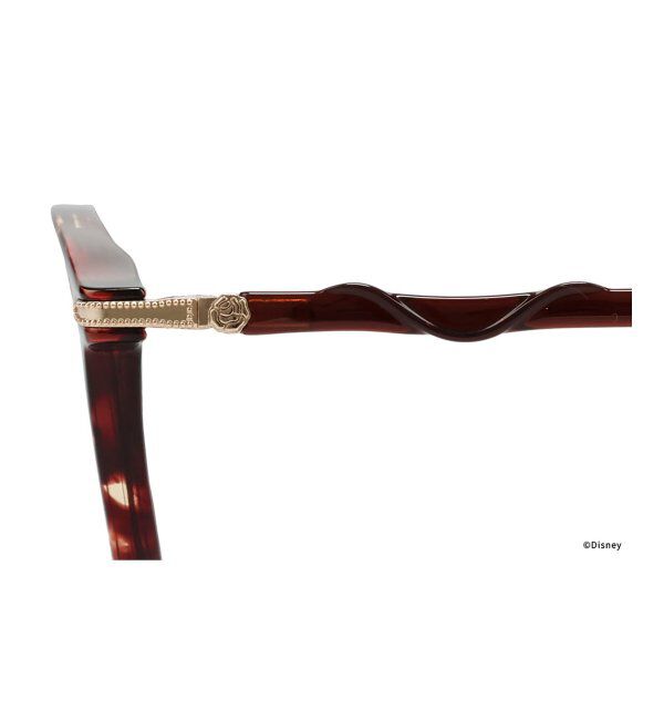  「ウェリントン メガネ Disney PRINCESS ベル  (カジュアルライン)  ディズニープリンセス  レンズ交換券付」|メガネ|