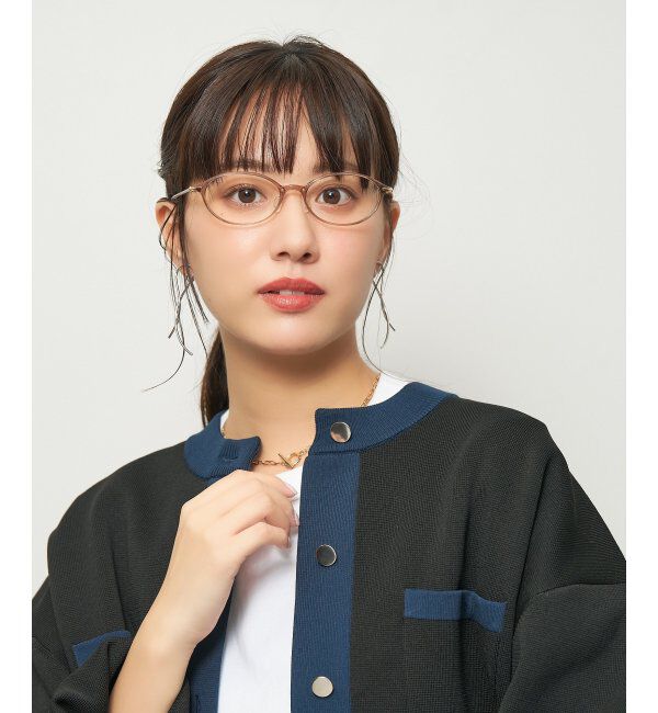  「オーバル型 軽量 メガネ 小ぶりで癖のないフレーム/SMART SKINNY  レンズ交換券付」|メガネ|