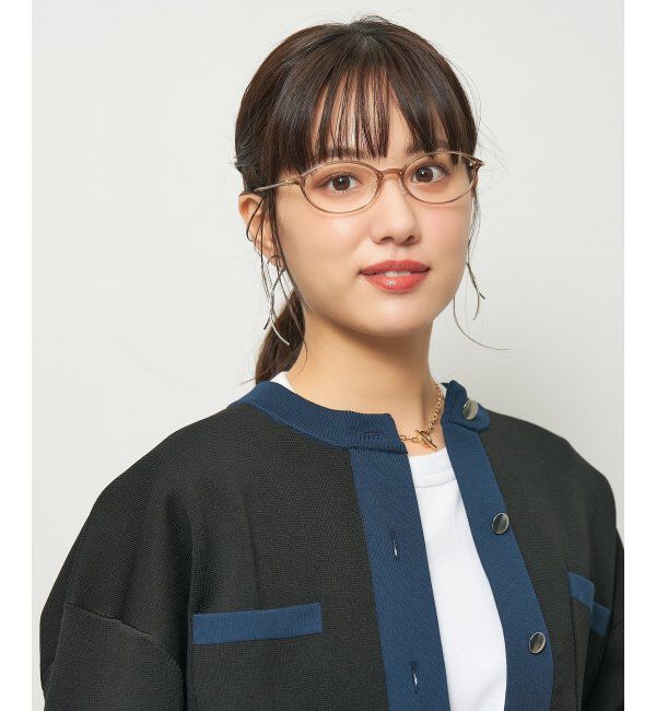  「オーバル型 軽量 メガネ 小ぶりで癖のないフレーム/SMART SKINNY  レンズ交換券付」|メガネ|