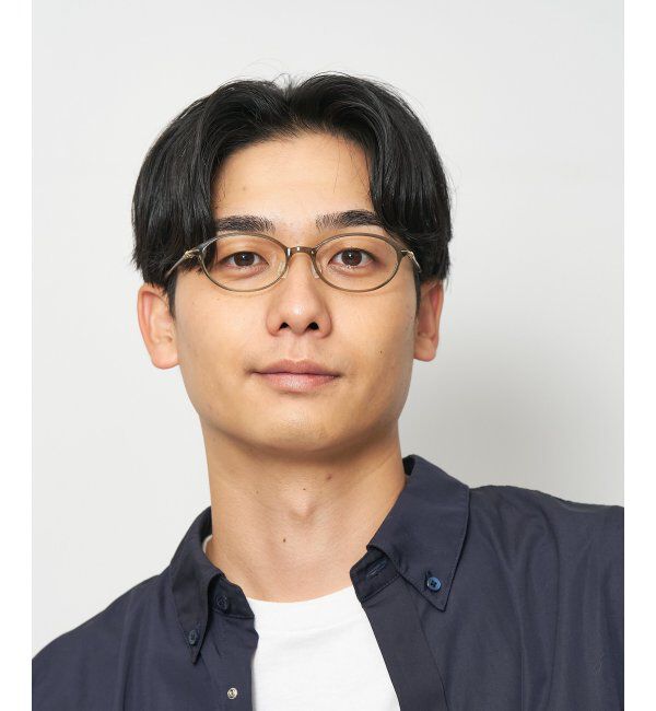  「オーバル型 軽量 メガネ 小ぶりで癖のないフレーム/SMART SKINNY  レンズ交換券付」|メガネ|