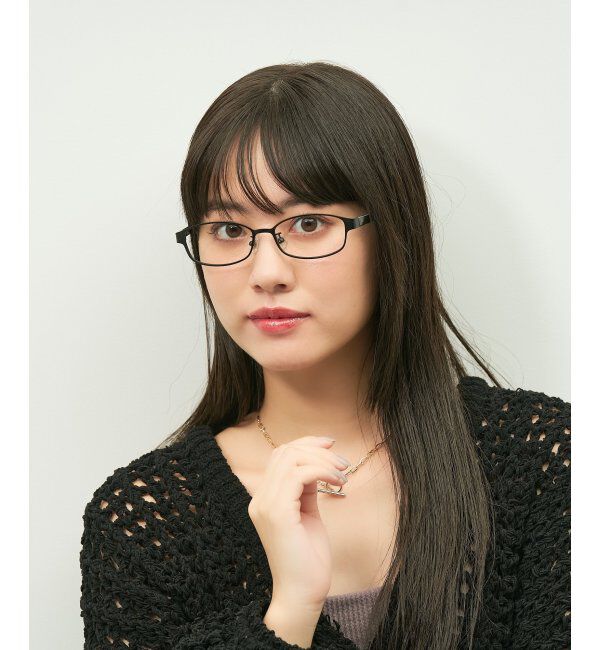  「スクエア型 メガネ メタルがきちんと感を演出してくれるフレーム/TRAD PATTERNS  レンズ交換券付」|メガネ|