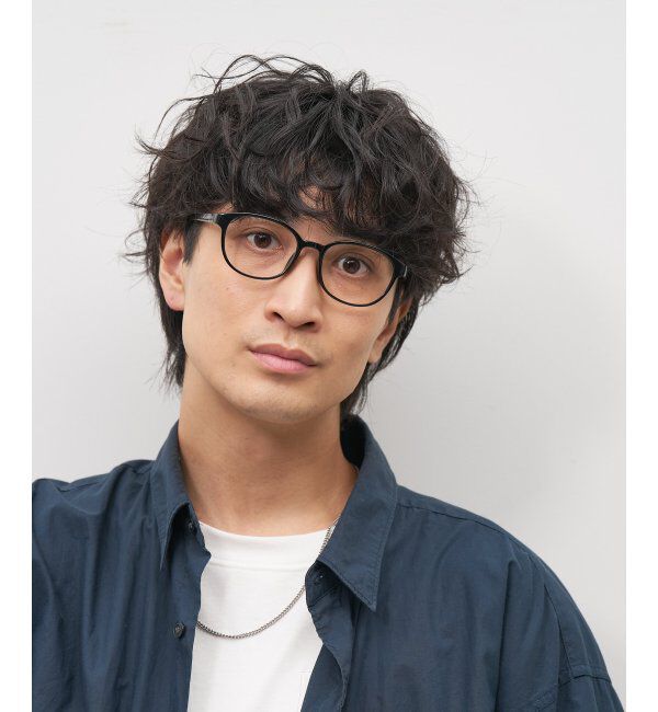  「ウェリントン型 メガネ チェック柄がおしゃれなフレーム/TRAD PATTERNS  レンズ交換券付」|メガネ|