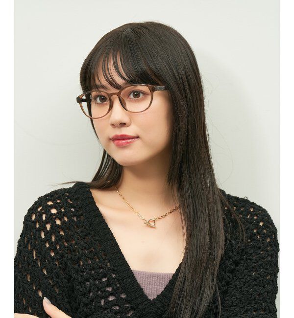  「ウェリントン型 メガネ チェック柄がおしゃれなフレーム/TRAD PATTERNS  レンズ交換券付」|メガネ|