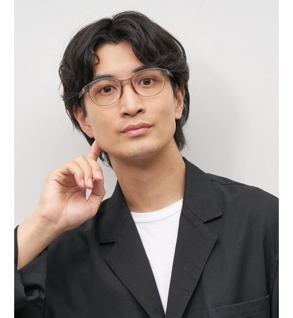  「ウェリントン型 メガネ チェック柄がおしゃれなフレーム/TRAD PATTERNS  レンズ交換券付」|メガネ|