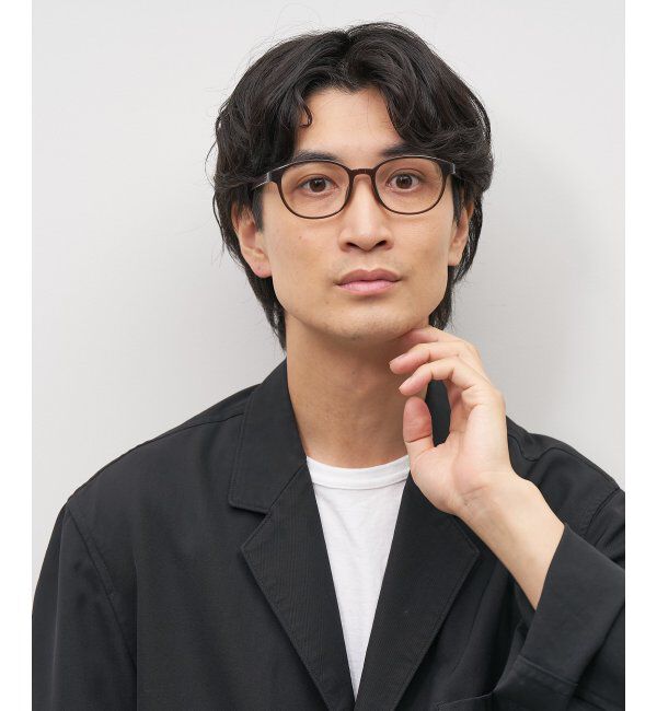  「ウェリントン型 メガネ チェック柄がおしゃれなフレーム/TRAD PATTERNS  レンズ交換券付」|メガネ|