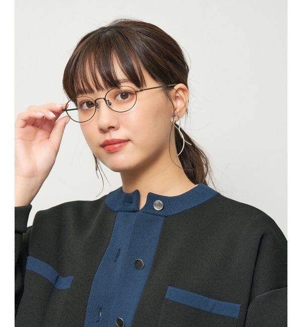  「Zoff｜SHIBATA HIKARI｜メガネ｜メタルフレーム｜伊達・度付き レンズ交換券付」|メガネ|