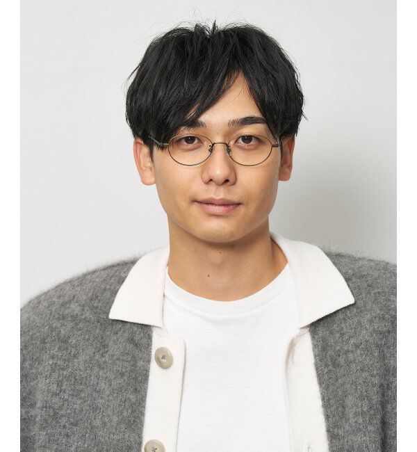  「Zoff｜SHIBATA HIKARI｜メガネ｜メタルフレーム｜伊達・度付き レンズ交換券付」|メガネ|