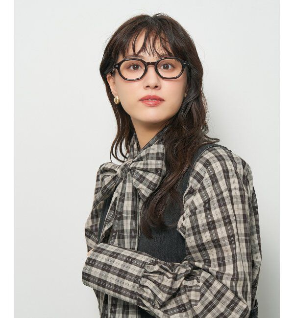  「Zoff｜SHIBATA HIKARI｜メガネ｜多角形型｜伊達・度付き レンズ交換券付」|メガネ|