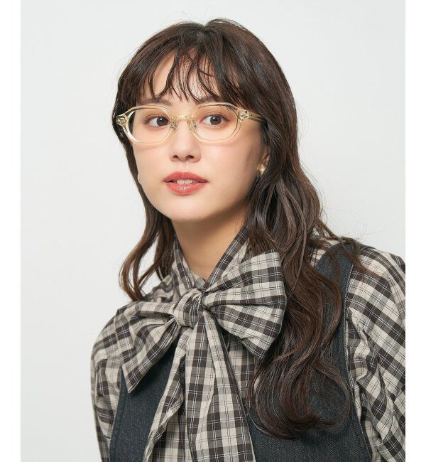  「Zoff｜SHIBATA HIKARI｜メガネ｜多角形型｜伊達・度付き レンズ交換券付」|メガネ|