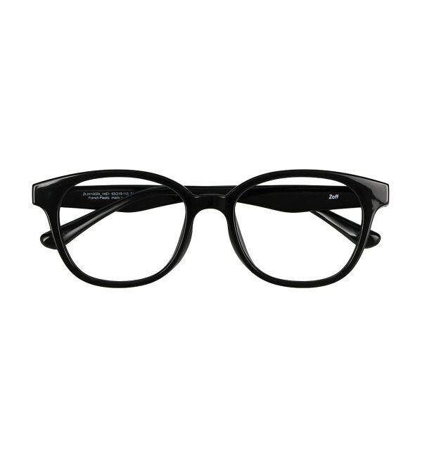  「Zoff｜メガネ｜黒縁フレーム 伊達・度付き｜FASHION レンズ交換券付」|メガネ|