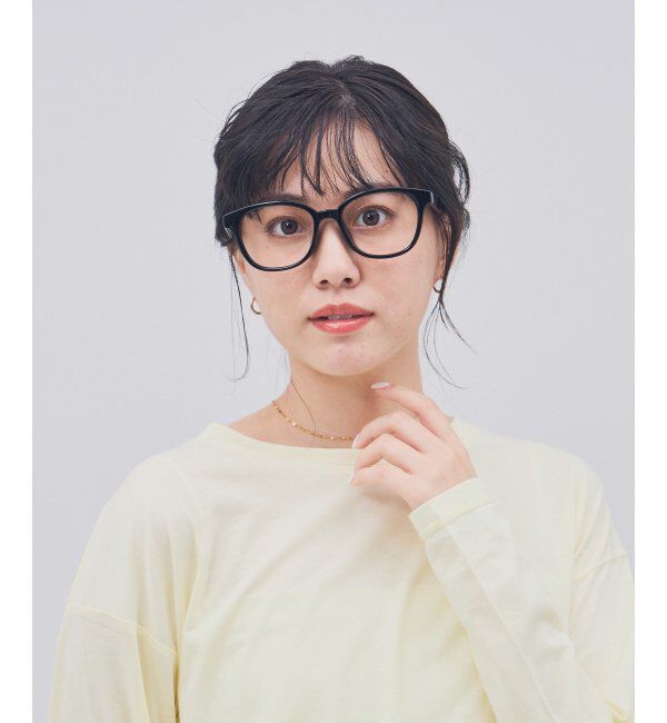  「Zoff｜メガネ｜黒縁フレーム 伊達・度付き｜FASHION レンズ交換券付」|メガネ|