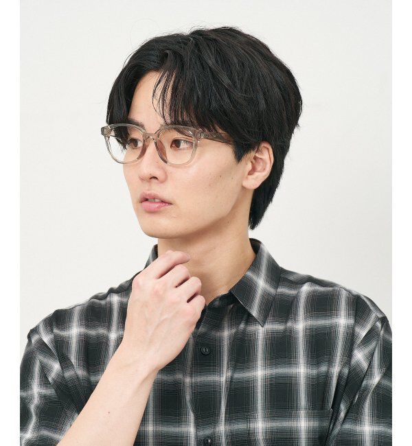  「Zoff｜メガネ｜黒縁フレーム 伊達・度付き｜FASHION レンズ交換券付」|メガネ|