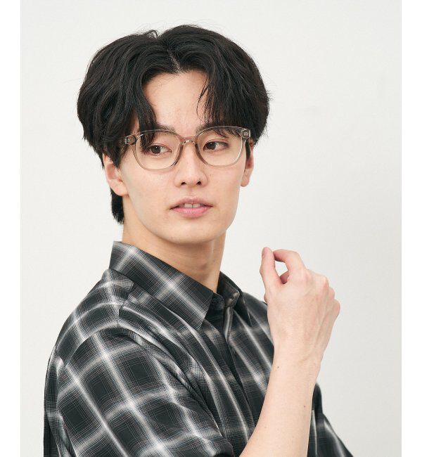  「Zoff｜メガネ｜黒縁フレーム 伊達・度付き｜FASHION レンズ交換券付」|メガネ|