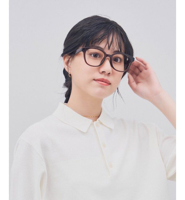  「Zoff｜メガネ｜黒縁フレーム 伊達・度付き｜FASHION レンズ交換券付」|メガネ|