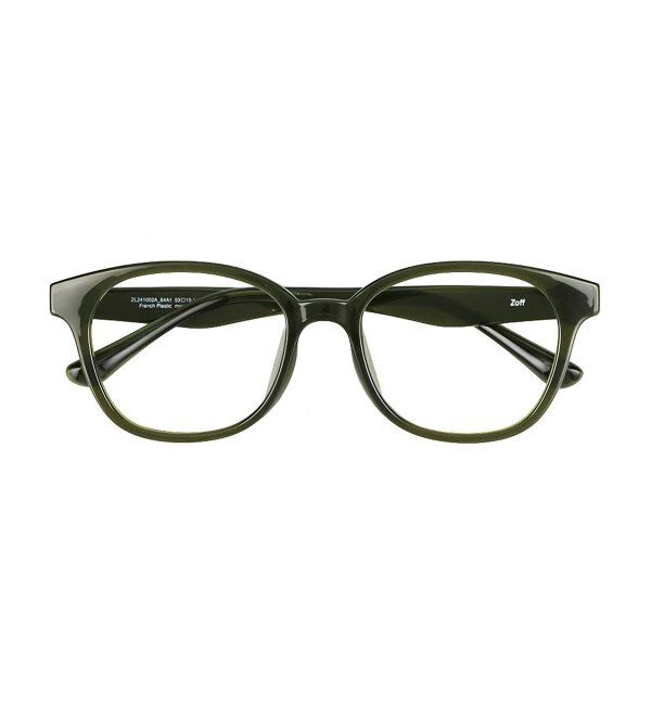  「Zoff｜メガネ｜黒縁フレーム 伊達・度付き｜FASHION レンズ交換券付」|メガネ|