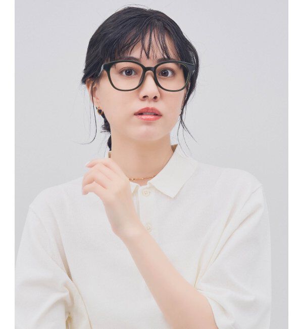  「Zoff｜メガネ｜黒縁フレーム 伊達・度付き｜FASHION レンズ交換券付」|メガネ|