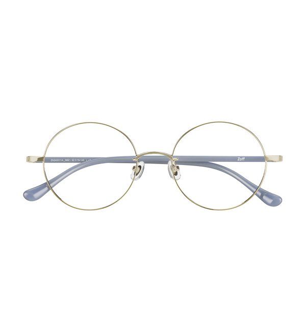  「[中顔面短縮みえメガネ]Zoff｜メガネ｜メタルフレーム 伊達・度付き｜FASHION METAL レンズ交換券付」|メガネ|