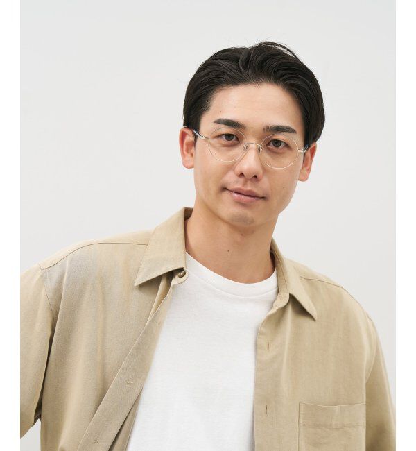  「[中顔面短縮みえメガネ]Zoff｜メガネ｜メタルフレーム 伊達・度付き｜FASHION METAL レンズ交換券付」|メガネ|