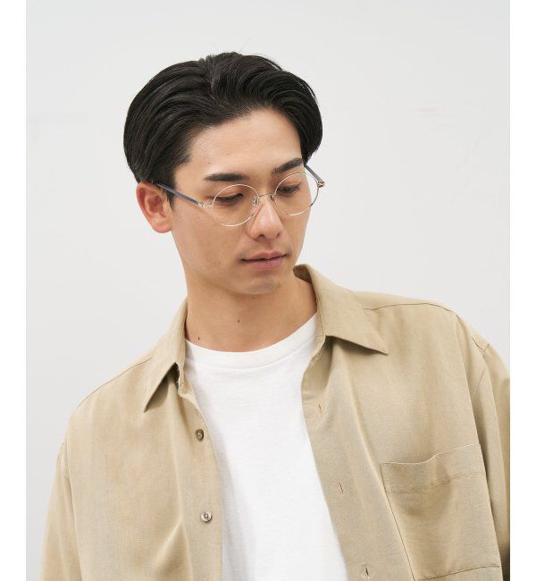  「[中顔面短縮みえメガネ]Zoff｜メガネ｜メタルフレーム 伊達・度付き｜FASHION METAL レンズ交換券付」|メガネ|