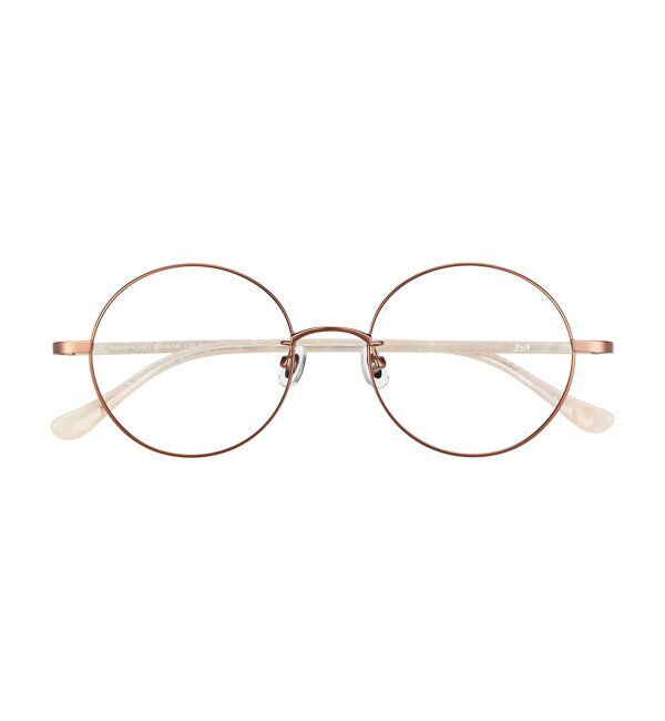  「[中顔面短縮みえメガネ]Zoff｜メガネ｜メタルフレーム 伊達・度付き｜FASHION METAL レンズ交換券付」|メガネ|