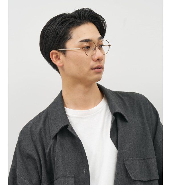  「[中顔面短縮みえメガネ]Zoff｜メガネ｜メタルフレーム 伊達・度付き｜FASHION METAL レンズ交換券付」|メガネ|