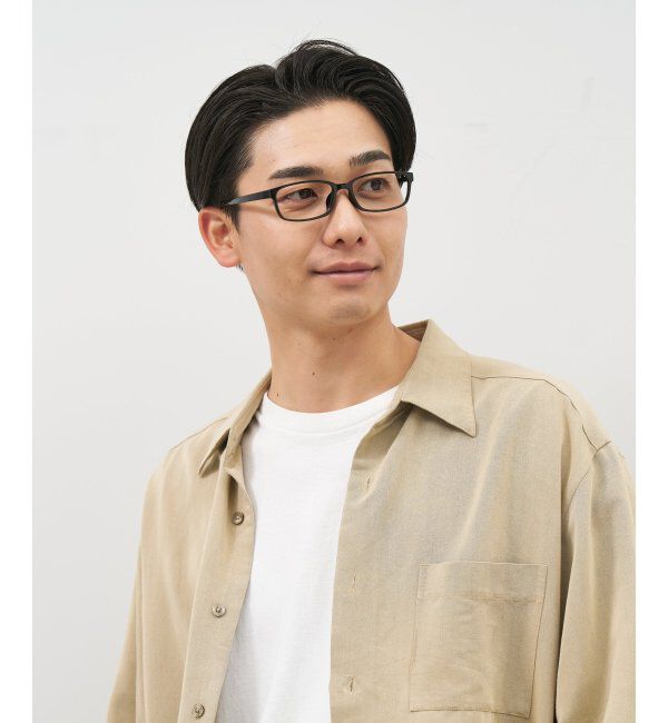  「Zoff｜スクエア型 メガネ｜ 伊達・度付き｜ビジネス 読書 レンズ交換券付」|メガネ|