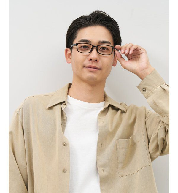  「Zoff｜スクエア型 メガネ｜ 伊達・度付き｜ビジネス 読書 レンズ交換券付」|メガネ|