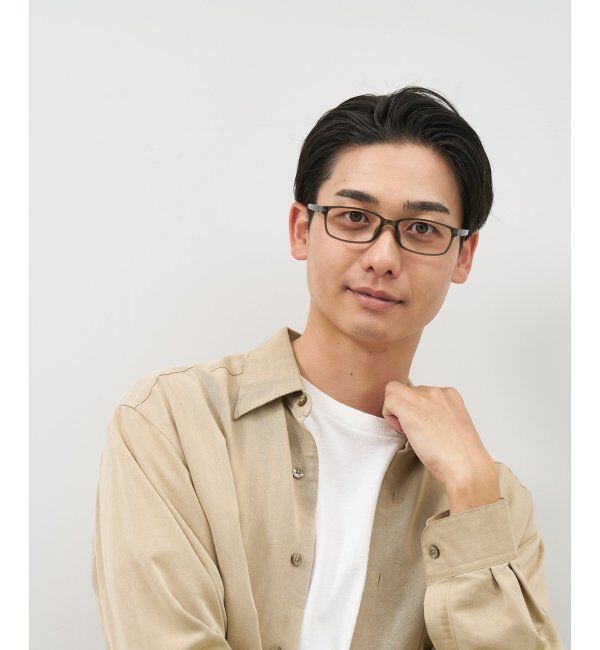  「Zoff｜スクエア型 メガネ｜ 伊達・度付き｜ビジネス 読書 レンズ交換券付」|メガネ|