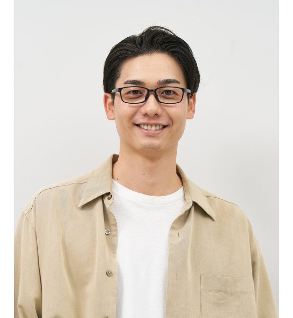  「Zoff｜スクエア型 メガネ｜ 伊達・度付き｜ビジネス 読書 レンズ交換券付」|メガネ|