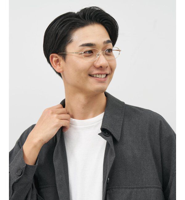  「Zoff｜オーバル メガネ｜メタルフレーム 伊達・度付き｜TRAD METAL レンズ交換券付」|メガネ|