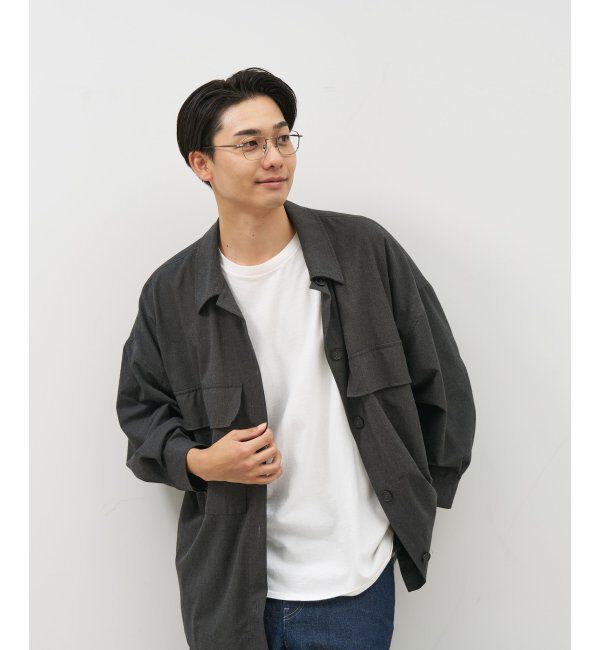  「Zoff｜四角 メガネ｜メタルフレーム 伊達・度付き｜FASHION AUTUMN レンズ交換券付」|メガネ|