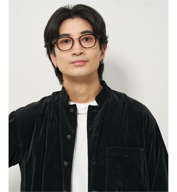  「【LOVE BY e.m.コラボ】&ldquo;scent&rdquo; ｜ウェリントン型フレーム｜Zoff｜LOVE BY e.m. レンズ交換券付」|メガネ|