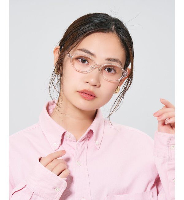  「オーバル型メガネ｜レディース 女性用 可愛い リボン パステル｜Zoff｜SWEET レンズ交換券付」|メガネ|