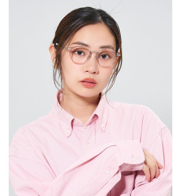  「ボストン型メガネ｜レディース 女性用 可愛い リボン パステル｜Zoff｜SWEET レンズ交換券付」|メガネ|