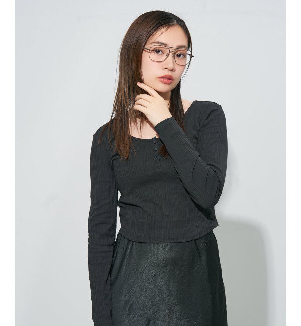  「ウエリントン型メガネ｜読書 レディース 女性用 大人可愛い 大理石｜Zoff｜CHIC レンズ交換券付」|メガネ|