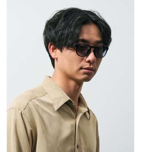  「ウェリントン型 花粉/飛沫対策 サングラス  (Zoff PROTECT 2WAY)  花粉メガネ メガネ 紫外線防止 UVカット」|サングラス|