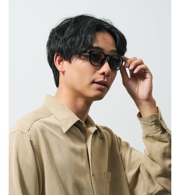  「ウェリントン型 花粉/飛沫対策 サングラス  (Zoff PROTECT 2WAY)  花粉メガネ メガネ 紫外線防止 UVカット」|サングラス|