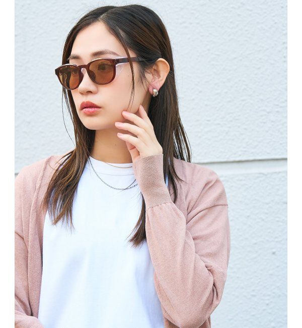  「ウェリントン型 花粉/飛沫対策 サングラス  (Zoff PROTECT 2WAY)  花粉メガネ メガネ 紫外線防止 UVカット」|サングラス|