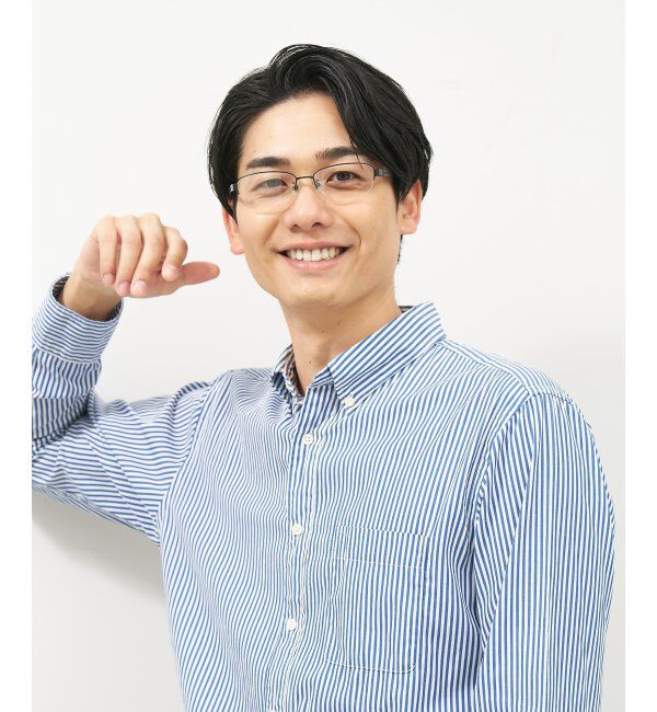  「スクエア型メガネ｜似合うを科学したメガネ(Zoff NEW STANDARD) レンズ交換券付」|メガネ|