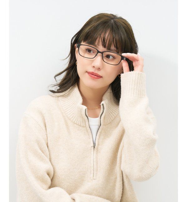  「ウェリントン型 メガネ | 似合うを科学したメガネ(Zoff NEW STANDARD) 伊達メガネ 度付き レンズ交換券付」|メガネ|