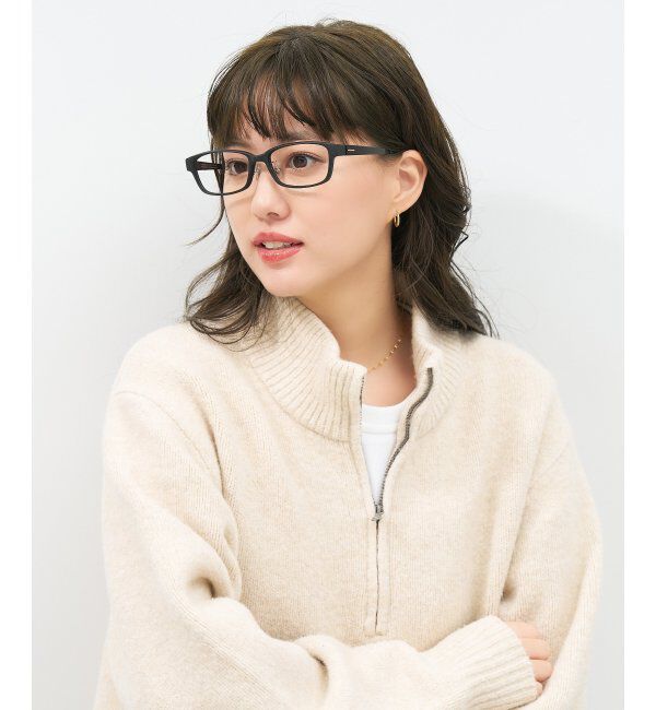  「ウェリントン型 メガネ | 似合うを科学したメガネ(Zoff NEW STANDARD) 伊達メガネ 度付き レンズ交換券付」|メガネ|