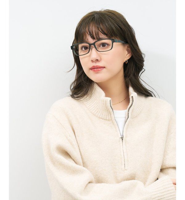  「ウェリントン型 メガネ | 似合うを科学したメガネ(Zoff NEW STANDARD) 伊達メガネ 度付き レンズ交換券付」|メガネ|