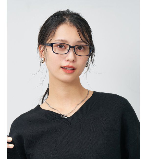  「ウェリントン型 メガネ | 似合うを科学したメガネ(Zoff NEW STANDARD) 伊達メガネ 度付き レンズ交換券付」|メガネ|