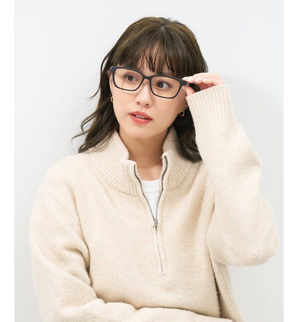  「ウェリントン型 メガネ | 似合うを科学したメガネ(Zoff NEW STANDARD) 伊達メガネ 度付き レンズ交換券付」|メガネ|